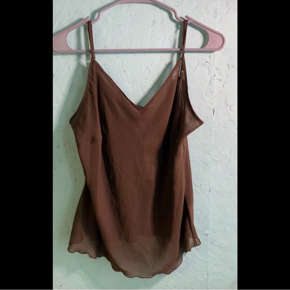 Notations Sheer Tank Top